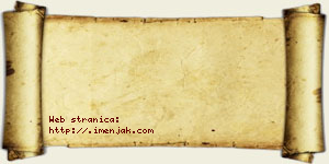 Jana Kožovac vizit kartica